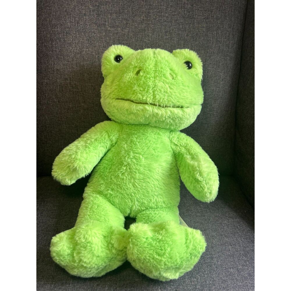Build-A-Bear 2021 Green Frog Plush NWT Stuffed Animal